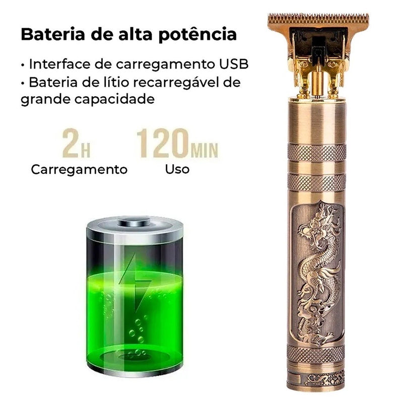 Aparador Elétrico para Cabelo/Barba e pelos indesejados